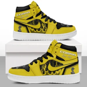 SVT Corba Air Jordan 1 High Sneakers, Nike Sneaker For SVT Corba Lovers CAR311032125668 - Yellow