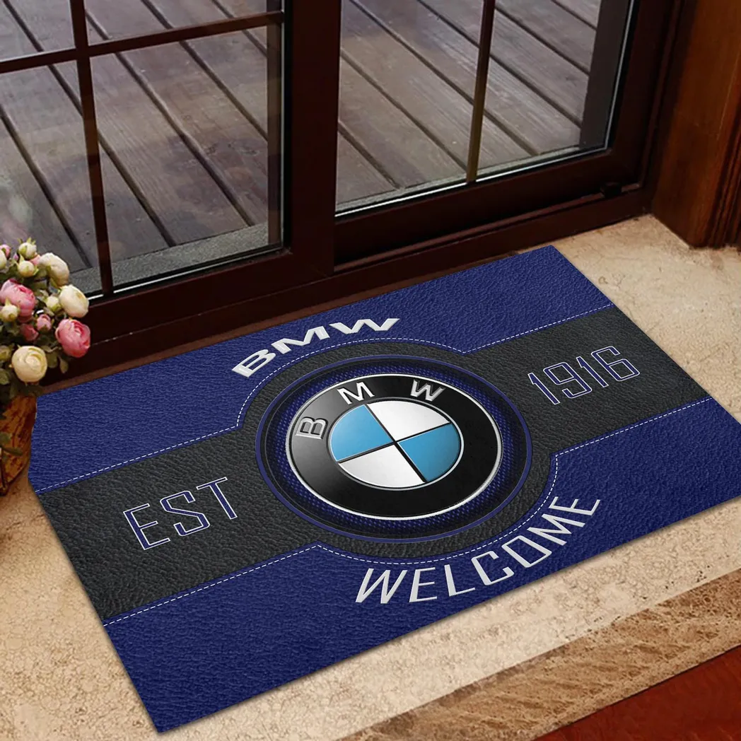 BMW Doormat, Gift For BMW Lovers, Gift For Him, Husband, Boyfriend CAR16902262505 - Blue