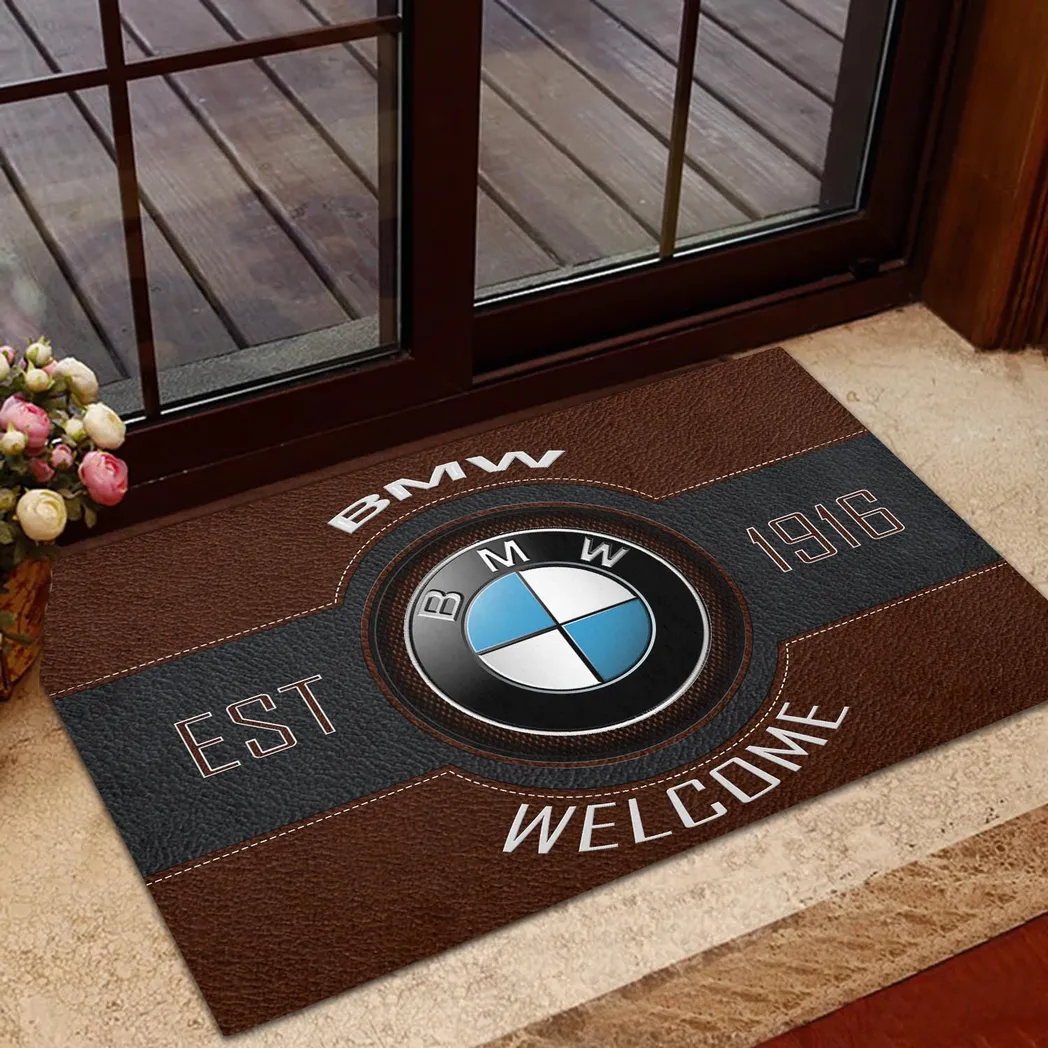 BMW Doormat, Gift For BMW Lovers, Gift For Him, Husband, Boyfriend CAR16902262505 - Brown