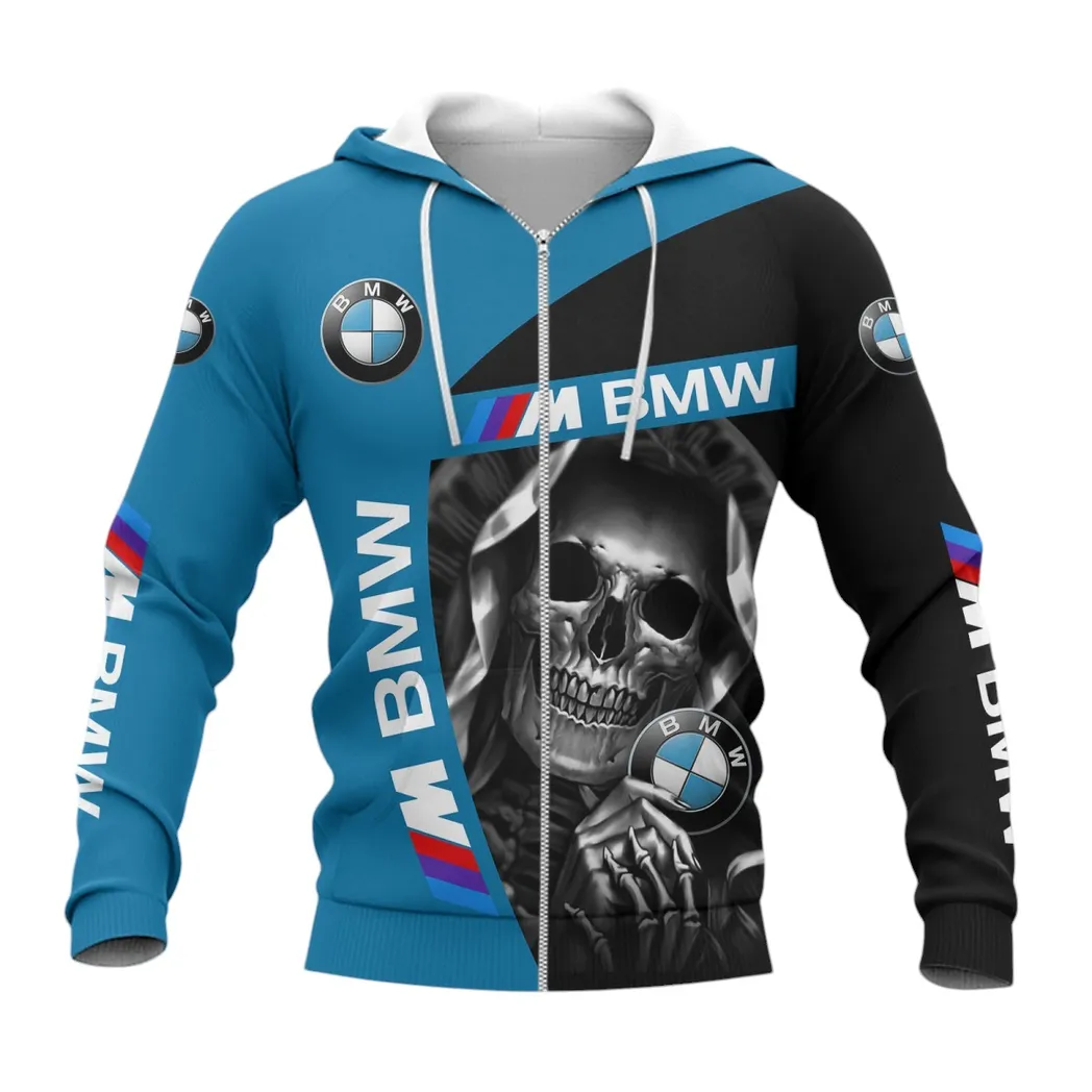 BMW M Car Zipper Hoodie, Gift For BMW M Car Lovers, Gift For Him, Husband, Boyfriend CAR6702212507