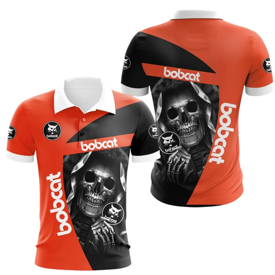 Bobcat Polo Shirt, Gift For Bobcat Lovers, Gift For Him, Husband, Boyfriend CAR6702212547