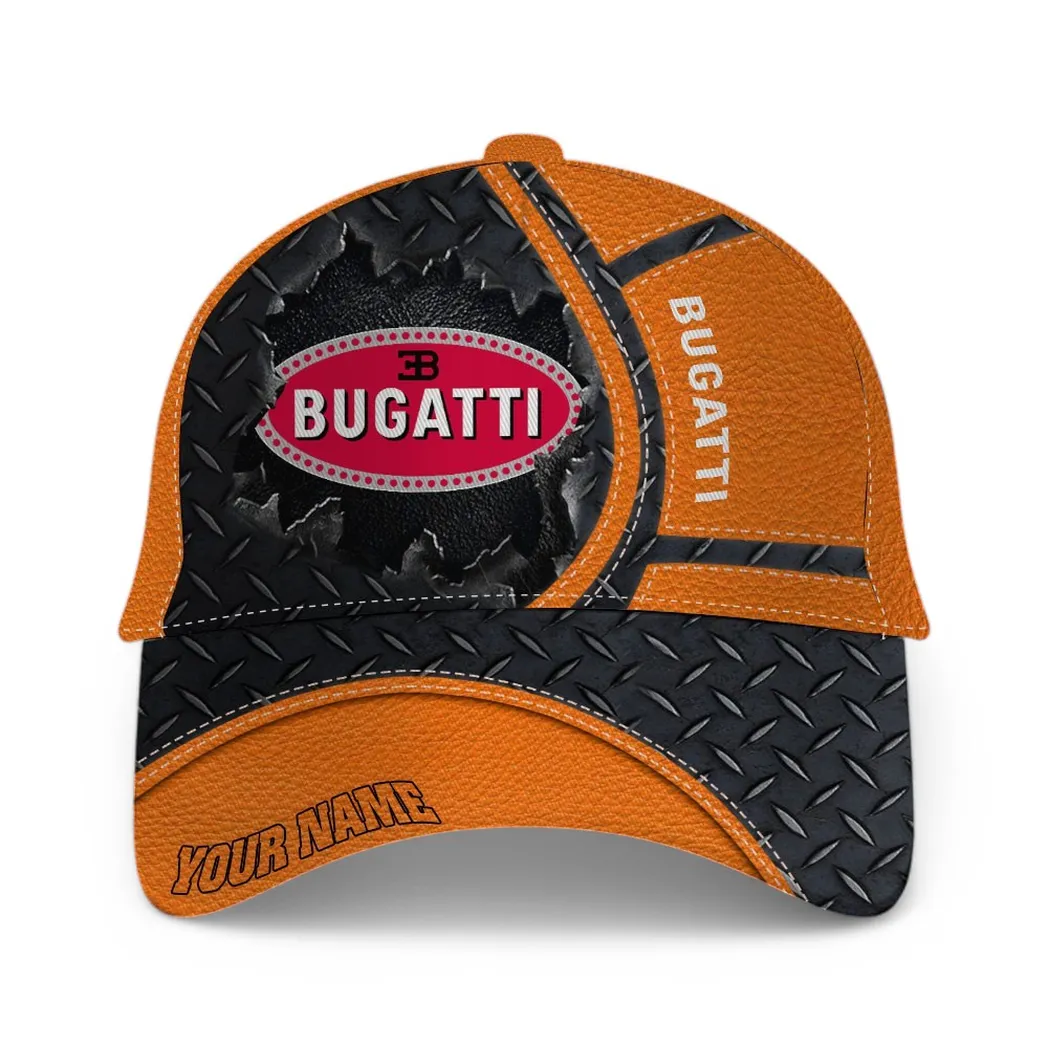 Bugatti Classic Cap, Gift For Bugatti Lovers, Gift For Him, Husband, Boyfriend - Orange CAR49021825007-5