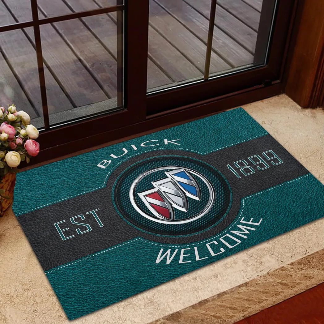 Buick Doormat, Gift For Buick Lovers, Gift For Him, Husband, Boyfriend CAR16902262507 - Cyan