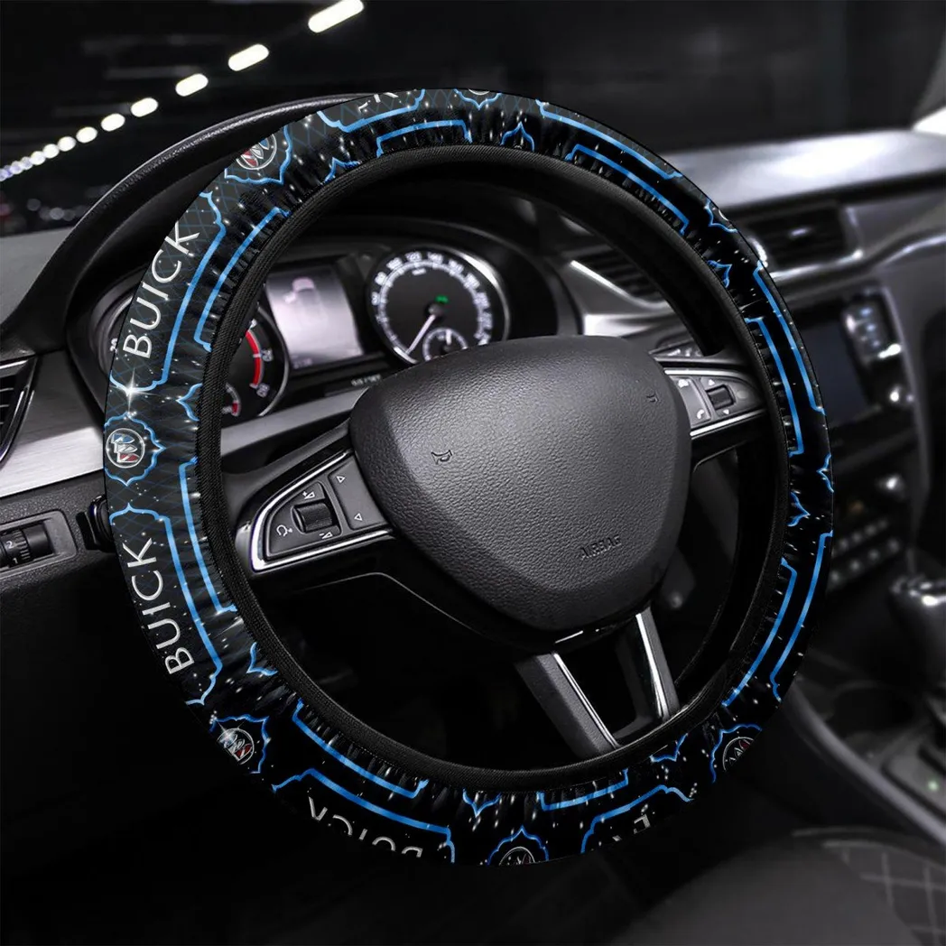Buick Steering Wheel Cover, Personalized Gifts For Him, Boyfriend, Husband - Blue CAR55021425266