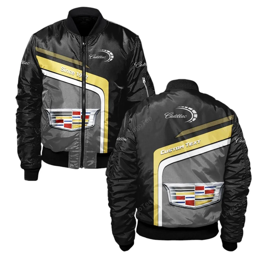 Cadillac Bomber Jacket, Gift For Cadillac Lovers, Gift For Him, Husband, Boyfriend CAR11103032510