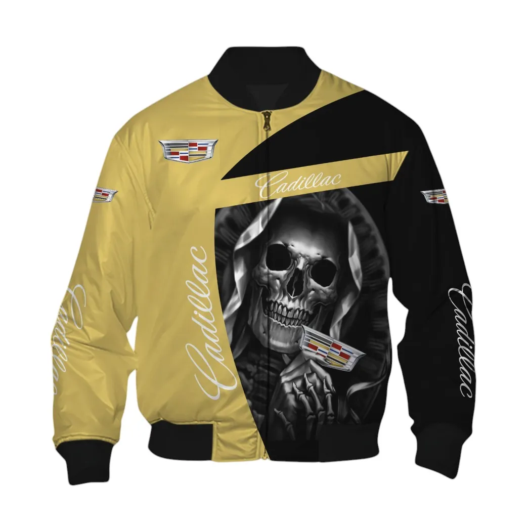 Cadillac Bomber Jacket, Gift For Cadillac Lovers, Gift For Him, Husband, Boyfriend CAR6702212545