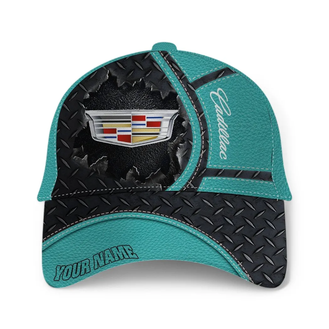 Cadillac Classic Cap, Gift For Cadillac Lovers, Gift For Him, Husband, Boyfriend - Cyan CAR49021825009-2