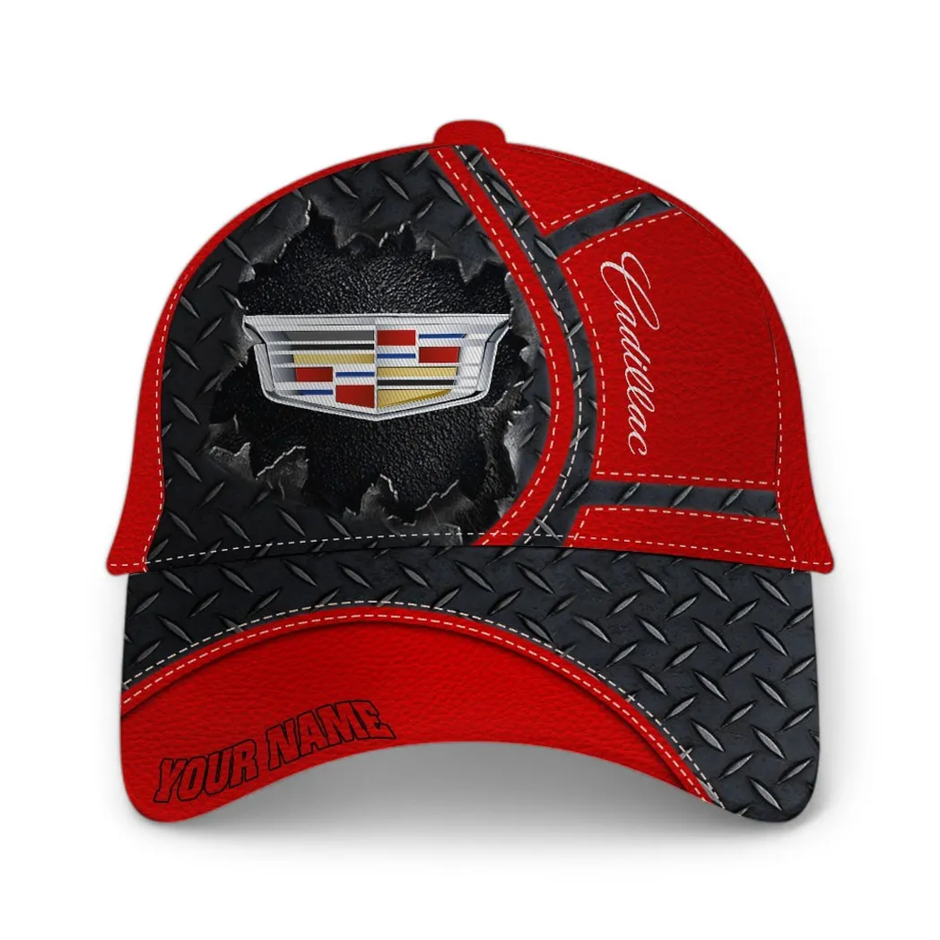 Cadillac Classic Cap, Gift For Cadillac Lovers, Gift For Him, Husband, Boyfriend - Red CAR49021825009-6