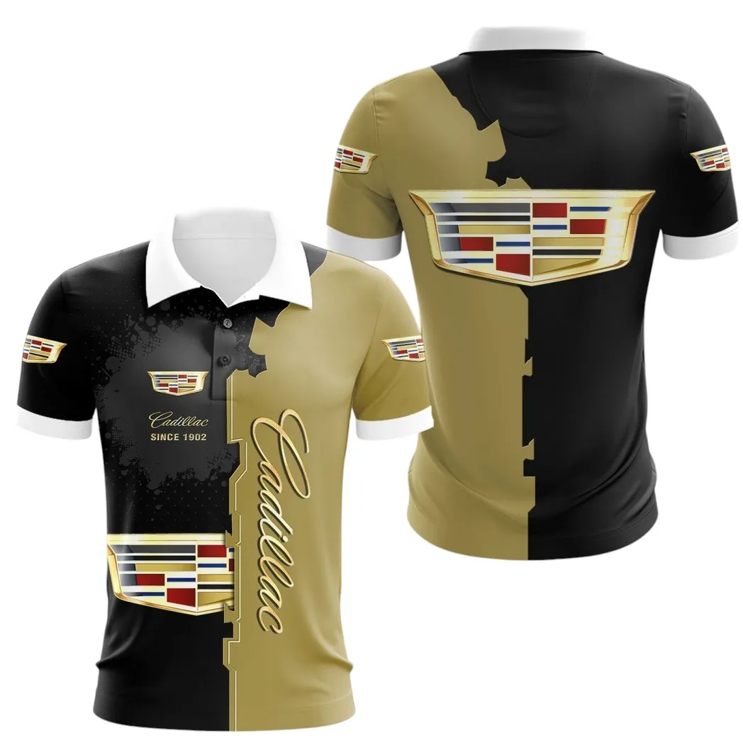 Cadillac Polo Shirt, Gift For Cadillac Lovers, Gift For Him, Husband, Boyfriend CAR44021725010-1