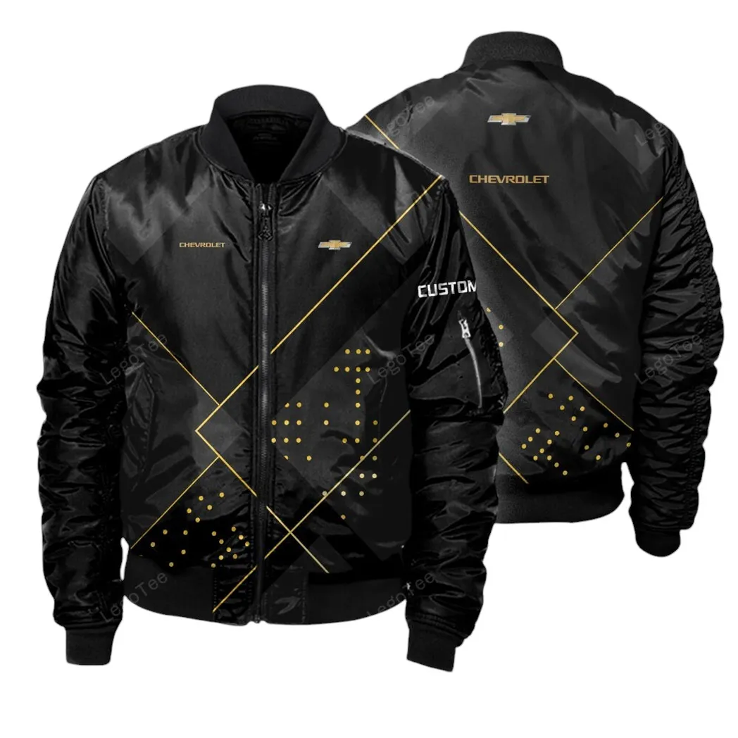 Chevrolet Bomber Jacket, Gift For Chevrolet Lovers, Gift Fot Him, Husband, Boyfriend CAR11403032511