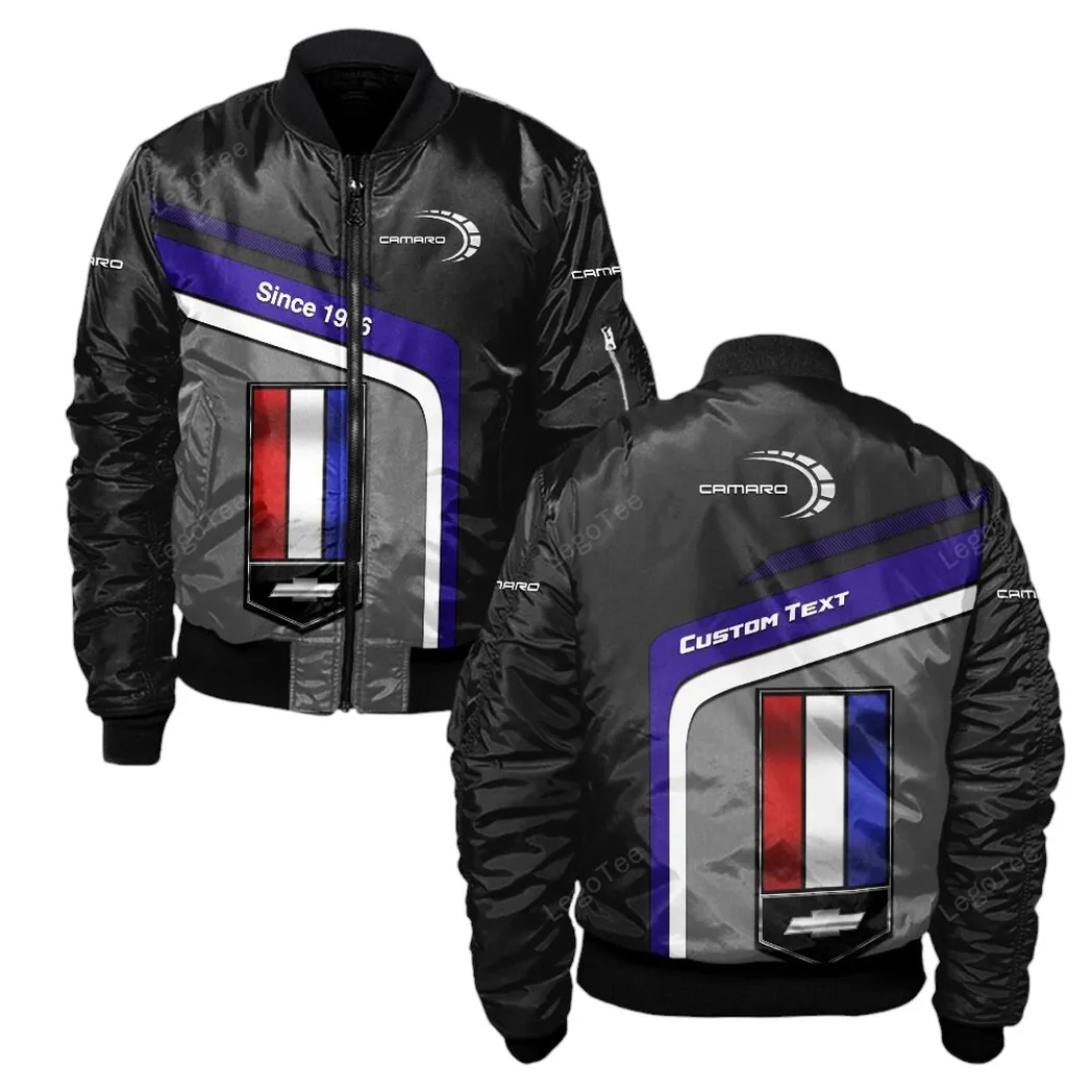 Chevrolet Camaro Bomber Jacket, Gift For Chevrolet Camaro Lovers, Gift For Him, Husband, Boyfriend CAR11103032512