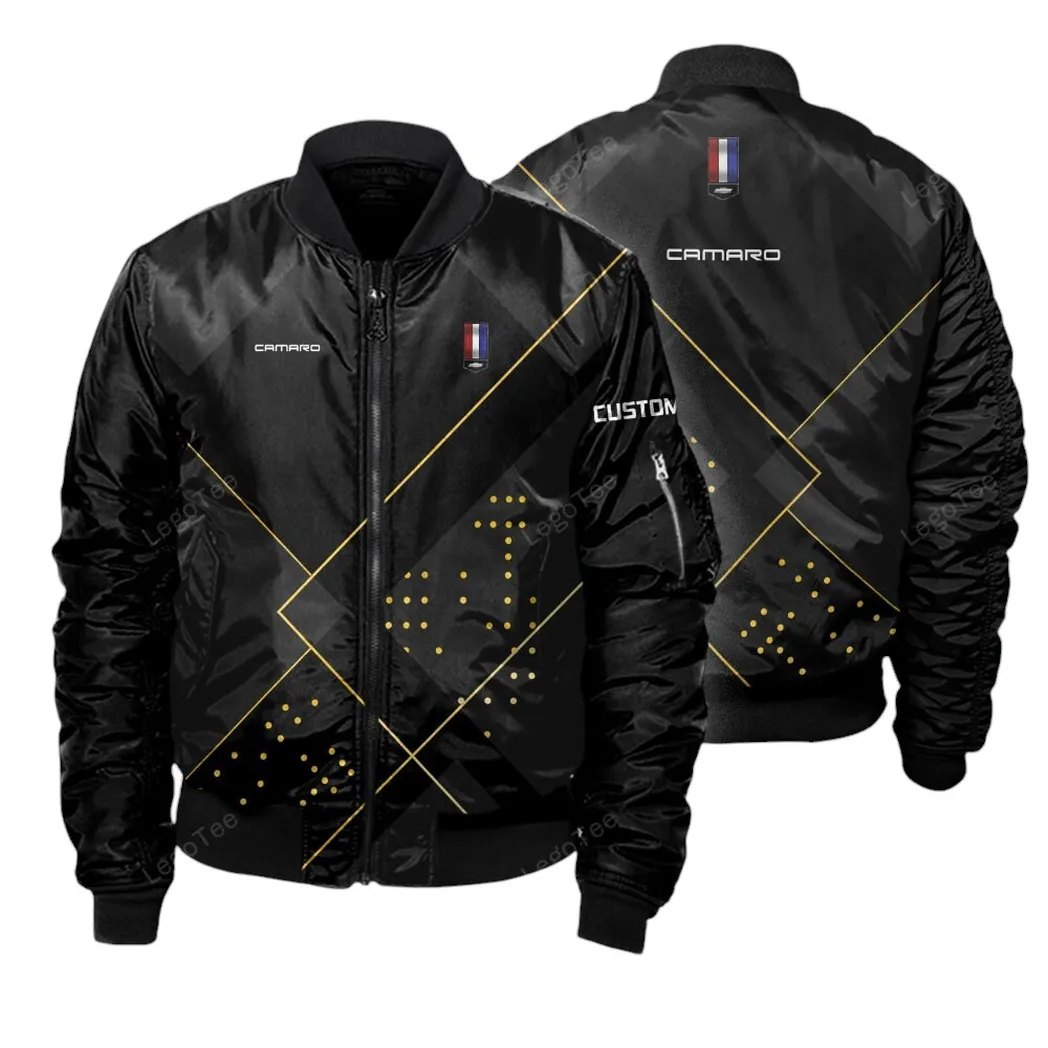 Chevrolet Camaro Bomber Jacket, Gift For Chevrolet Camaro Lovers, Gift Fot Him, Husband, Boyfriend CAR11403032512