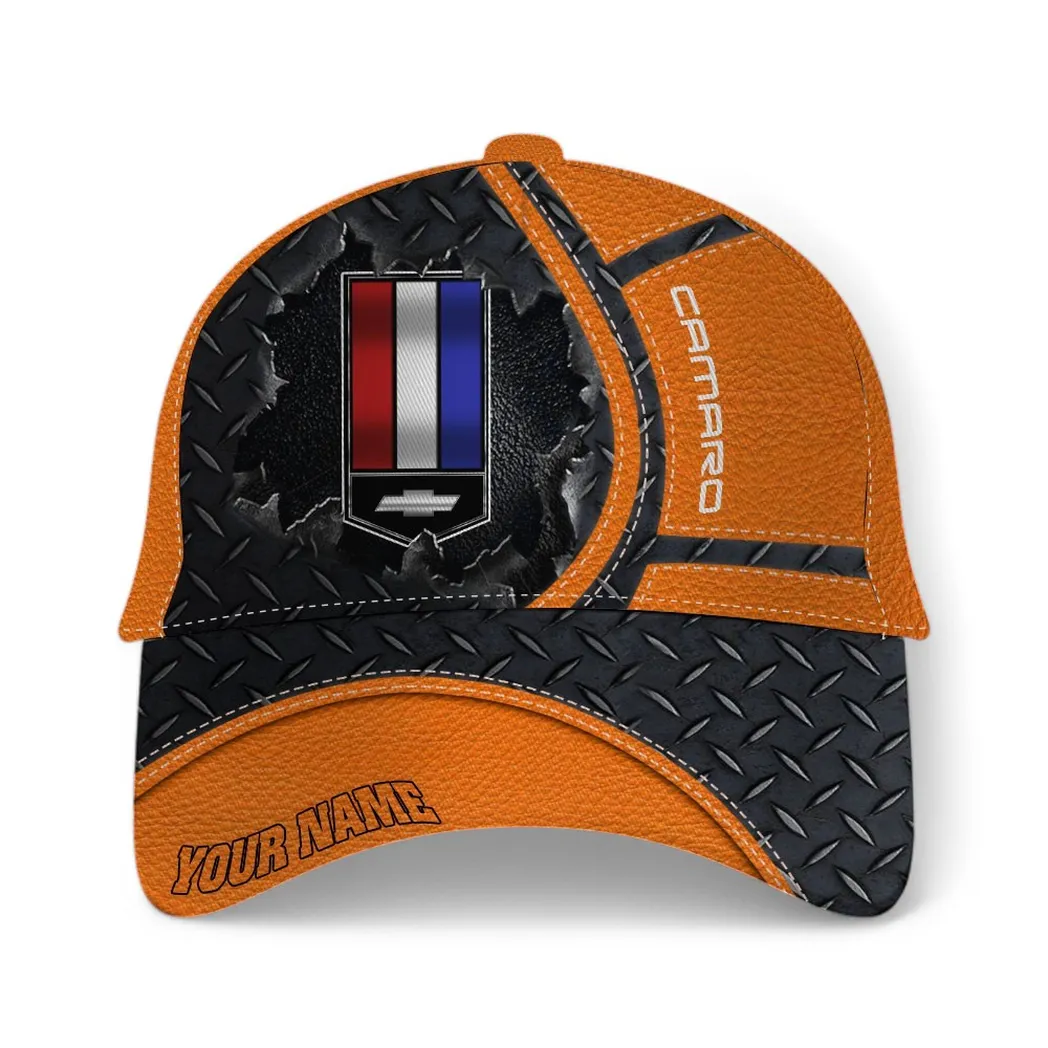Chevrolet Camaro Classic Cap, Gift For Chevrolet Camaro Lovers, Gift For Him, Husband, Boyfriend - Orange CAR49021825010-5