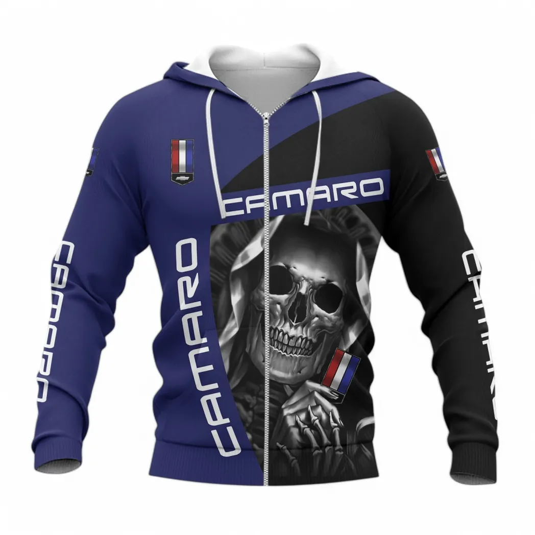 Chevrolet Camaro Zipper Hoodie, Gift For Chevrolet Camaro Lovers, Gift For Him, Husband, Boyfriend CAR6702212553