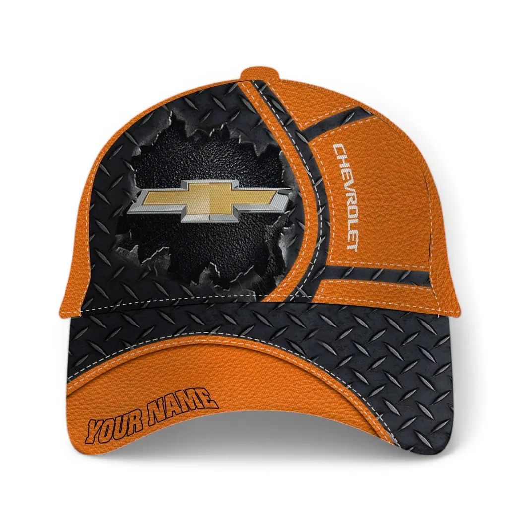 Chevrolet Classic Cap, Gift For Chevrolet Lovers, Gift For Him, Husband, Boyfriend - Orange CAR49021825012-5