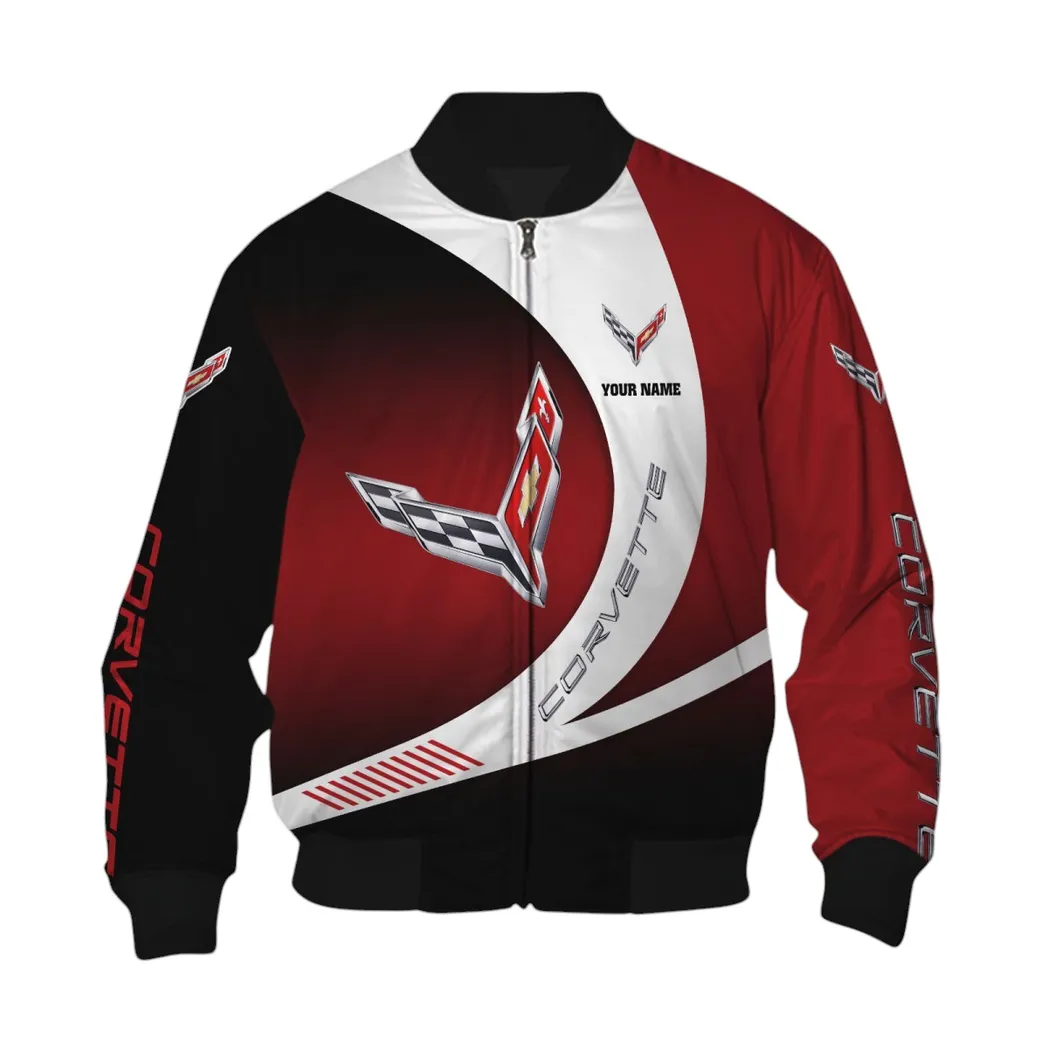 Chevrolet Corvette Bomber Jacket, Gift For Chevrolet Corvette Lovers, Gift For Him, Husband, Boyfriend CAR7402222514