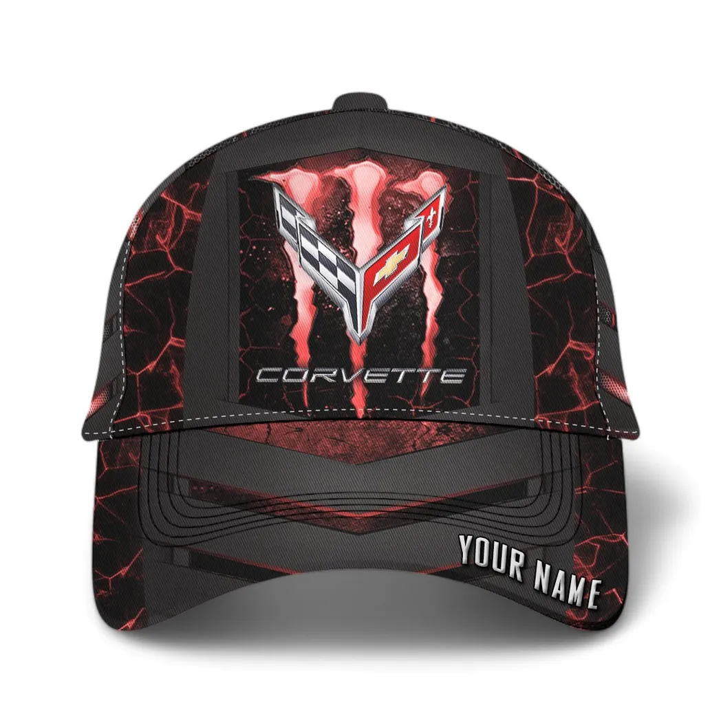 Chevrolet Corvette Classic Cap, Gift For Chevrolet Corvette Lovers, Gift For Him, Husband, Boyfriend CAR6502202510 - Red