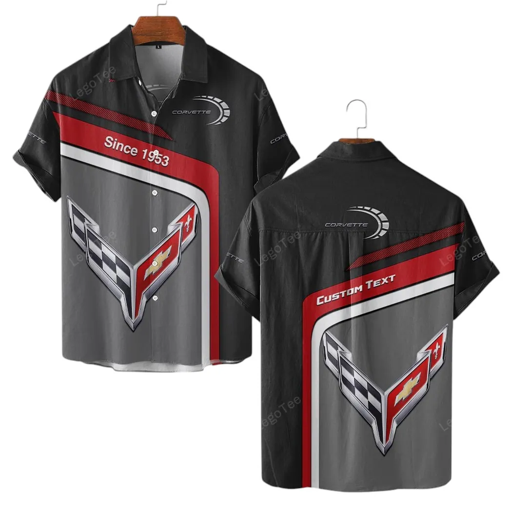 Chevrolet Corvette Hawaiian Shirt For Men, Gift For Chevrolet Corvette Lovers, Gift For Him, Husband, Boyfriend CAR11103032513