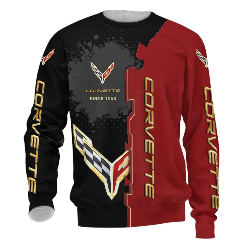 Chevrolet Corvette Sweatshirt, Gift For Chevrolet Corvette Lovers, Gift For Him, Husband, Boyfriend CAR44021725012-4