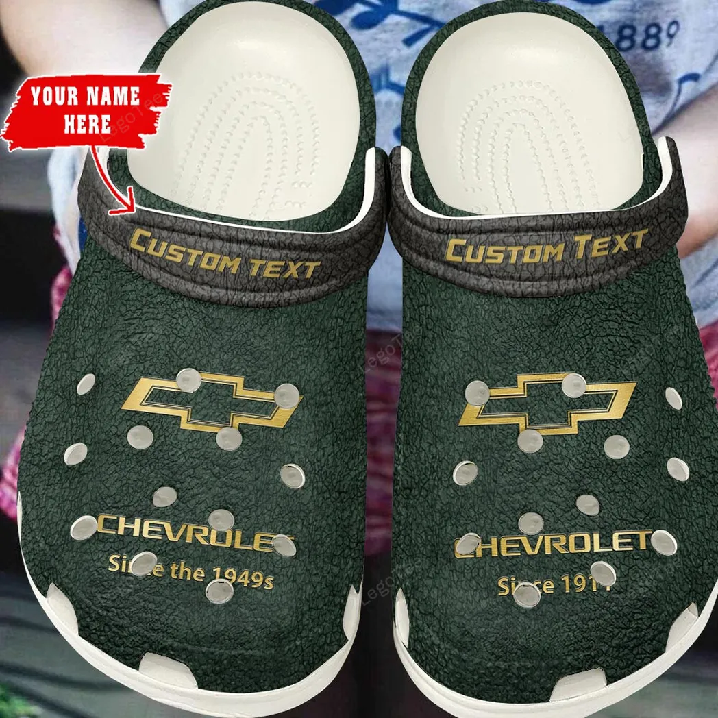 Chevrolet Crocs, Gift For Chevrolet Lovers, Gift For Him, Husband, Boyfriend - Green CAR141021225674-5