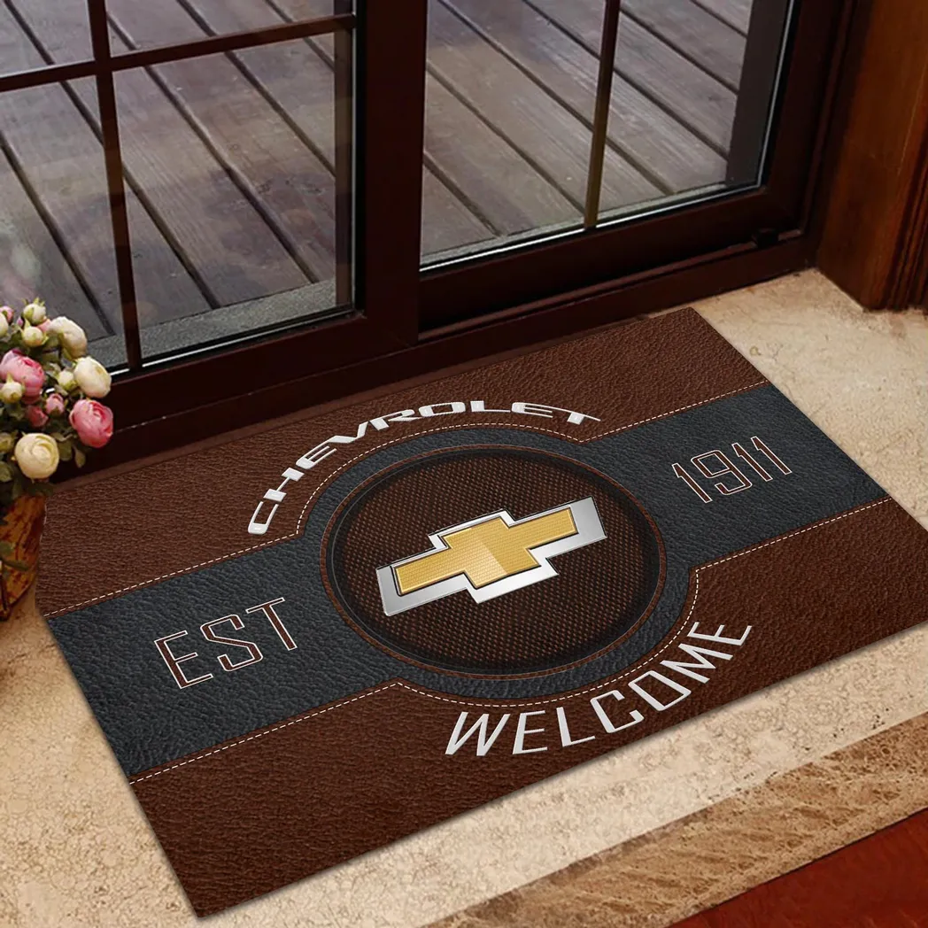 Chevrolet Doormat, Gift For Chevrolet Lovers, Gift For Him, Husband, Boyfriend CAR16902262509 - Brown