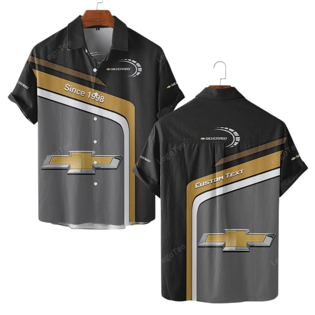 Chevrolet Silverado Hawaiian Shirt For Men, Gift For Chevrolet Silverado Lovers, Gift For Him, Husband, Boyfriend CAR11103032514