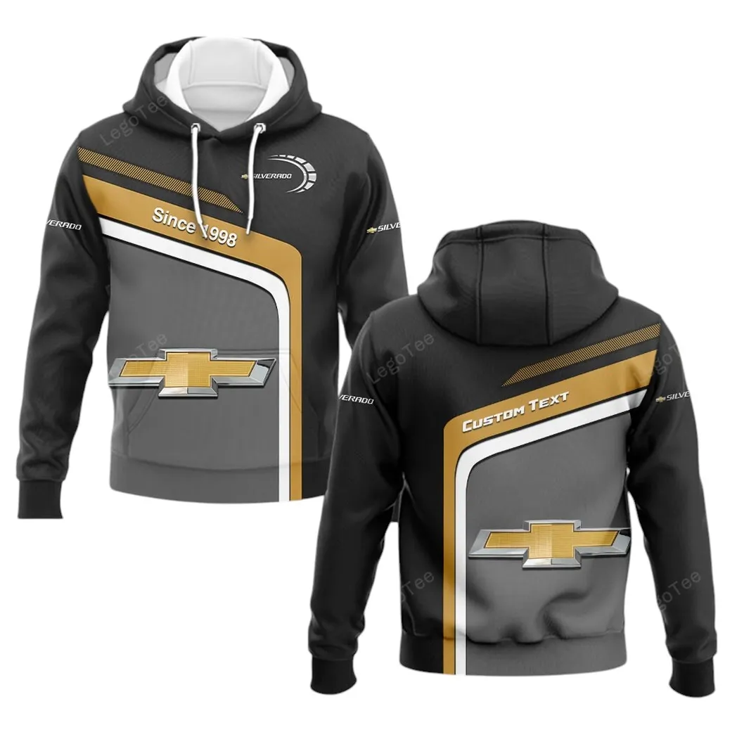 Chevrolet Silverado Hoodie, Gift For Chevrolet Silverado Lovers, Gift For Him, Husband, Boyfriend CAR11103032514