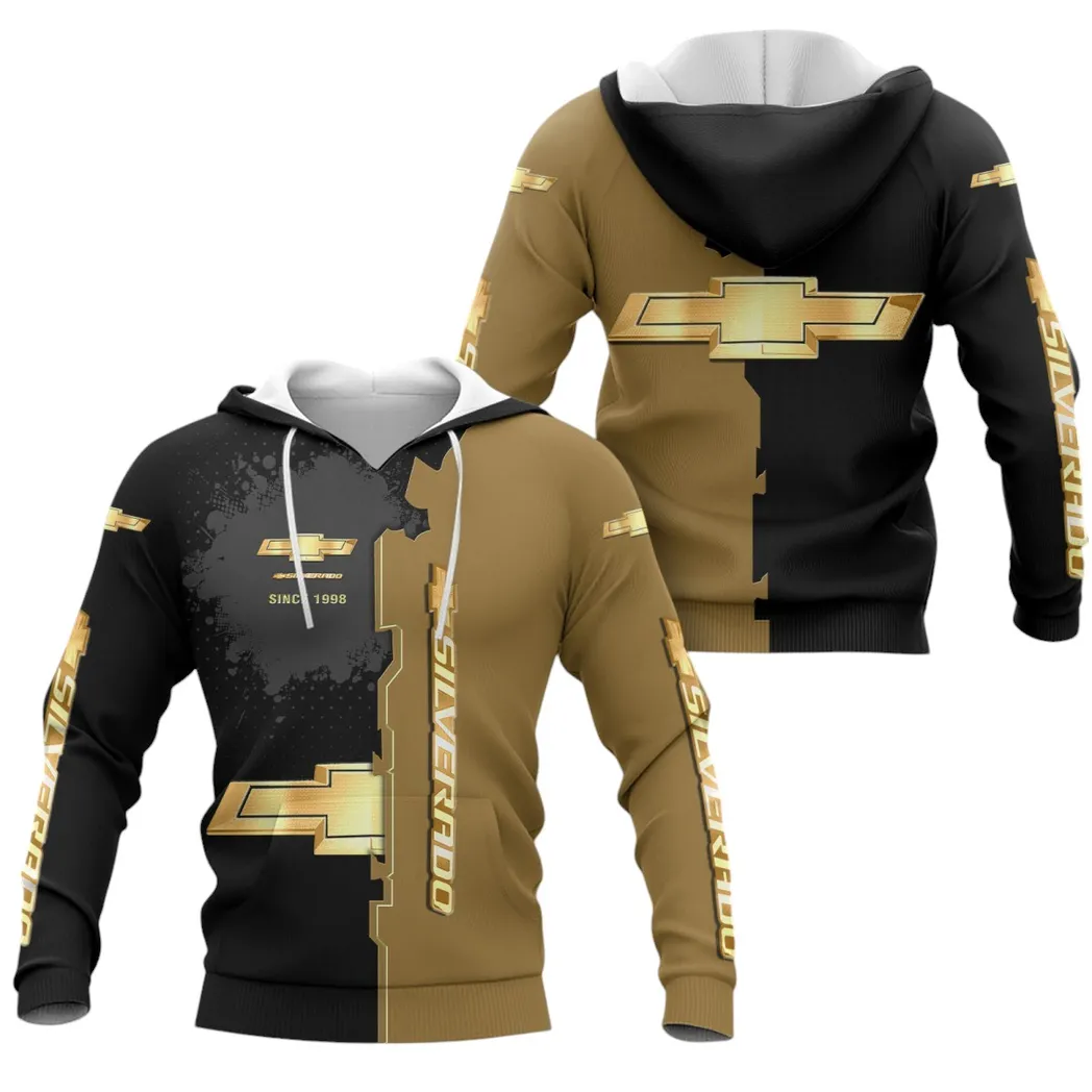 Chevrolet Silverado Hoodie, Gift For Chevrolet Silverado Lovers, Gift For Him, Husband, Boyfriend CAR44021725013-2