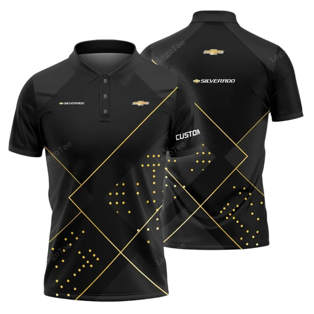 Chevrolet Silverado Polo Shirt, Gift For Chevrolet Silverado Lovers, Gift Fot Him, Husband, Boyfriend CAR11403032514