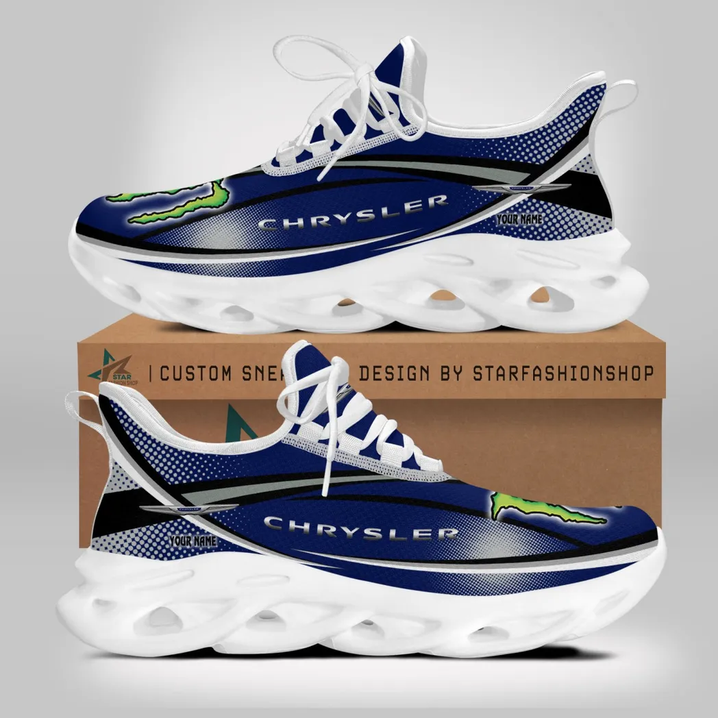 Chrysler Running Shoes, Gift For Chrysler Lovers, Gift For Him, Husband, Boyfriend CAR79022425029 - White
