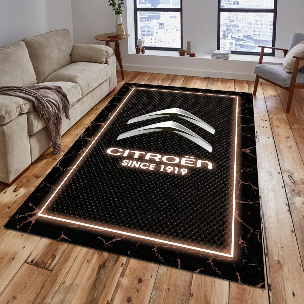 Citroen Rug, Gift For Citroen Lovers, Gift For Him, Husband, Boyfriend CAR5202192515 - Brown