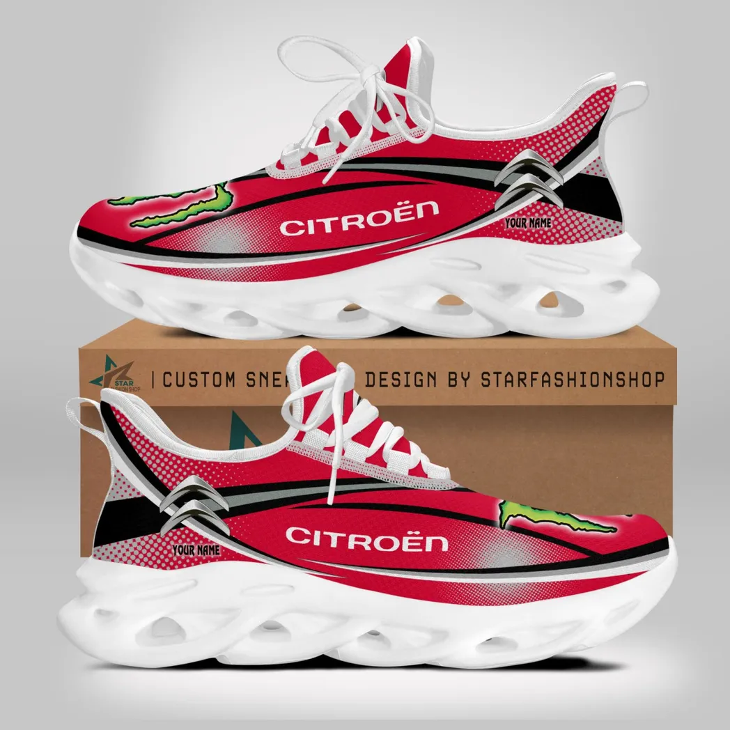 Citroen Running Shoes, Gift For Citroen Lovers, Gift For Him, Husband, Boyfriend CAR79022425030 - White