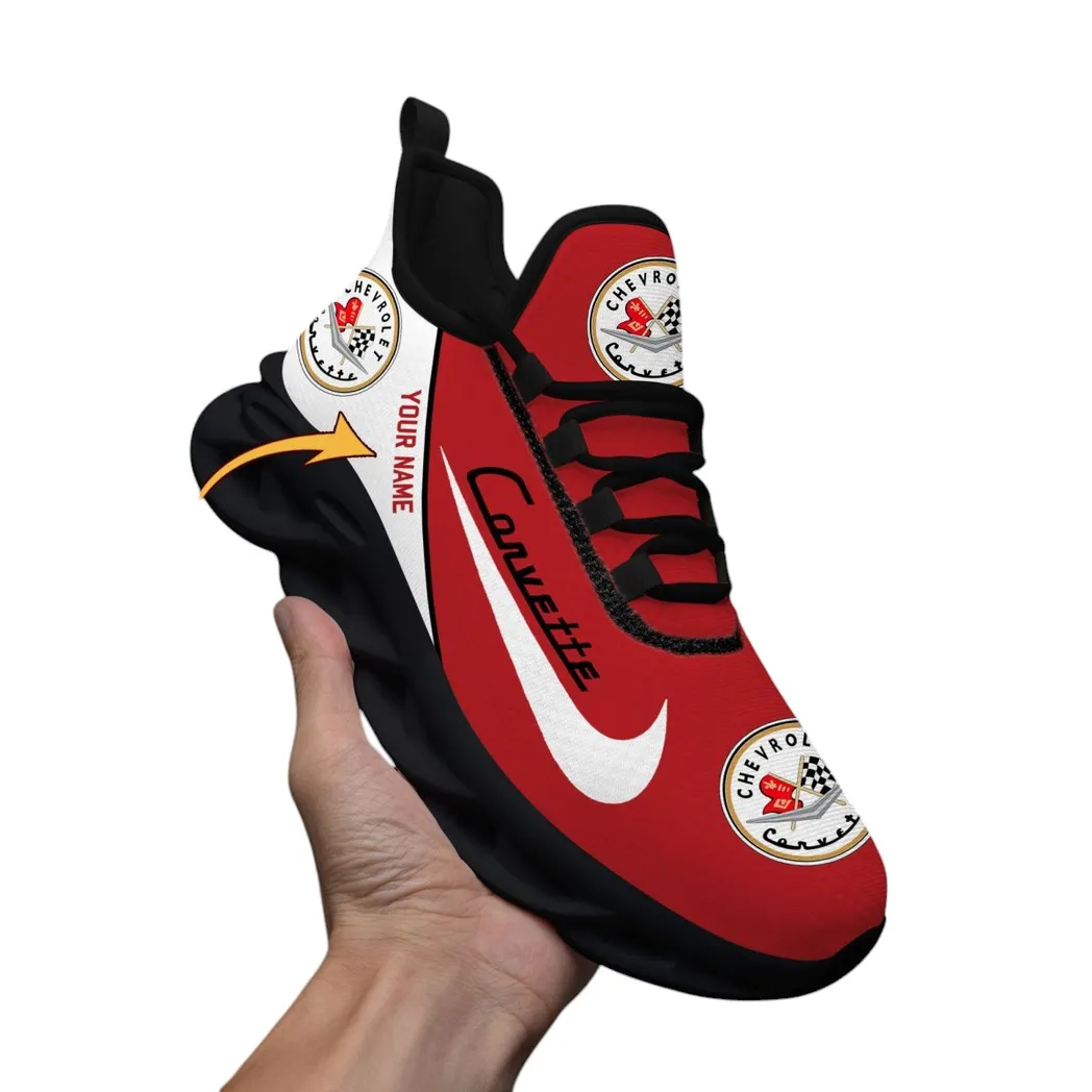 Corvette C1 Max Soul Shoes, Gift For Corvette C1 Lovers, Gift For Him, Husband, Boyfriend - Black CAR400217021-2