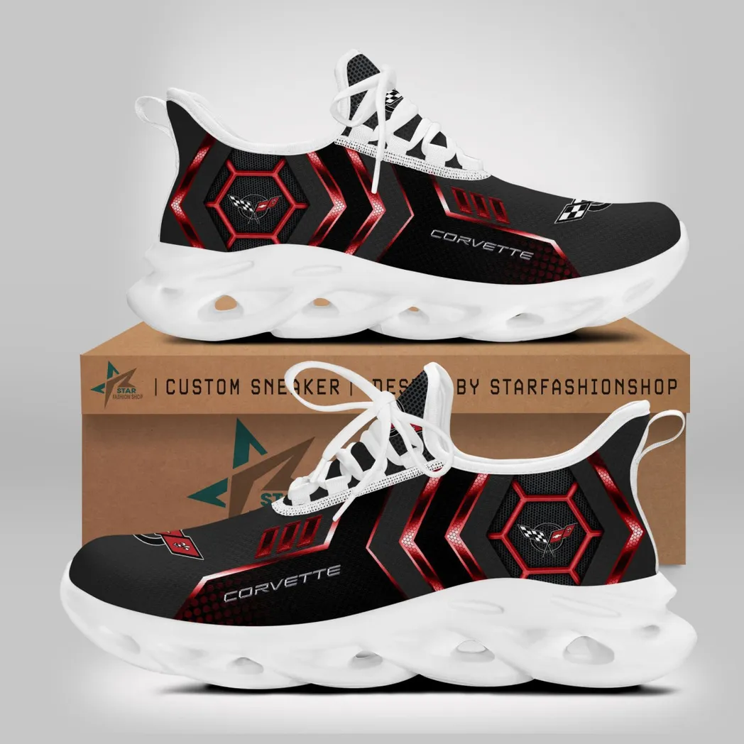 Corvette C5 Max Soul Shoes, Gift For Corvette C5 Lovers, Gift For Him, Husband, Boyfriend CAR64022025023 - White