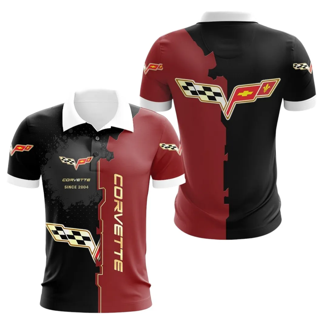 Corvette C6 Polo Shirt, Gift For Corvette C6 Lovers, Gift For Him, Husband, Boyfriend CAR44021725018-1