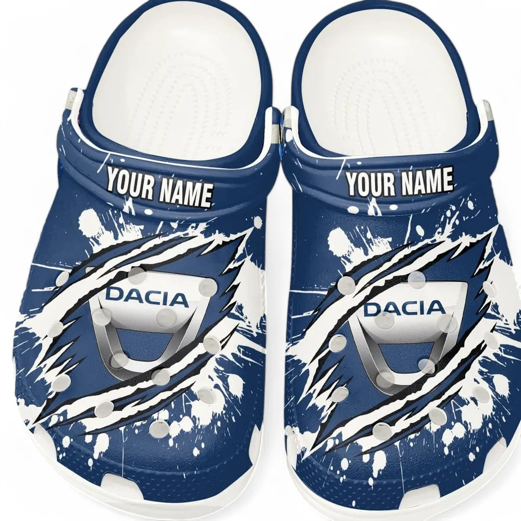 Dacia Crocs, Gift For Dacia Lovers, Gift For Him, Husband, Boyfriend CAR5602192520 - White