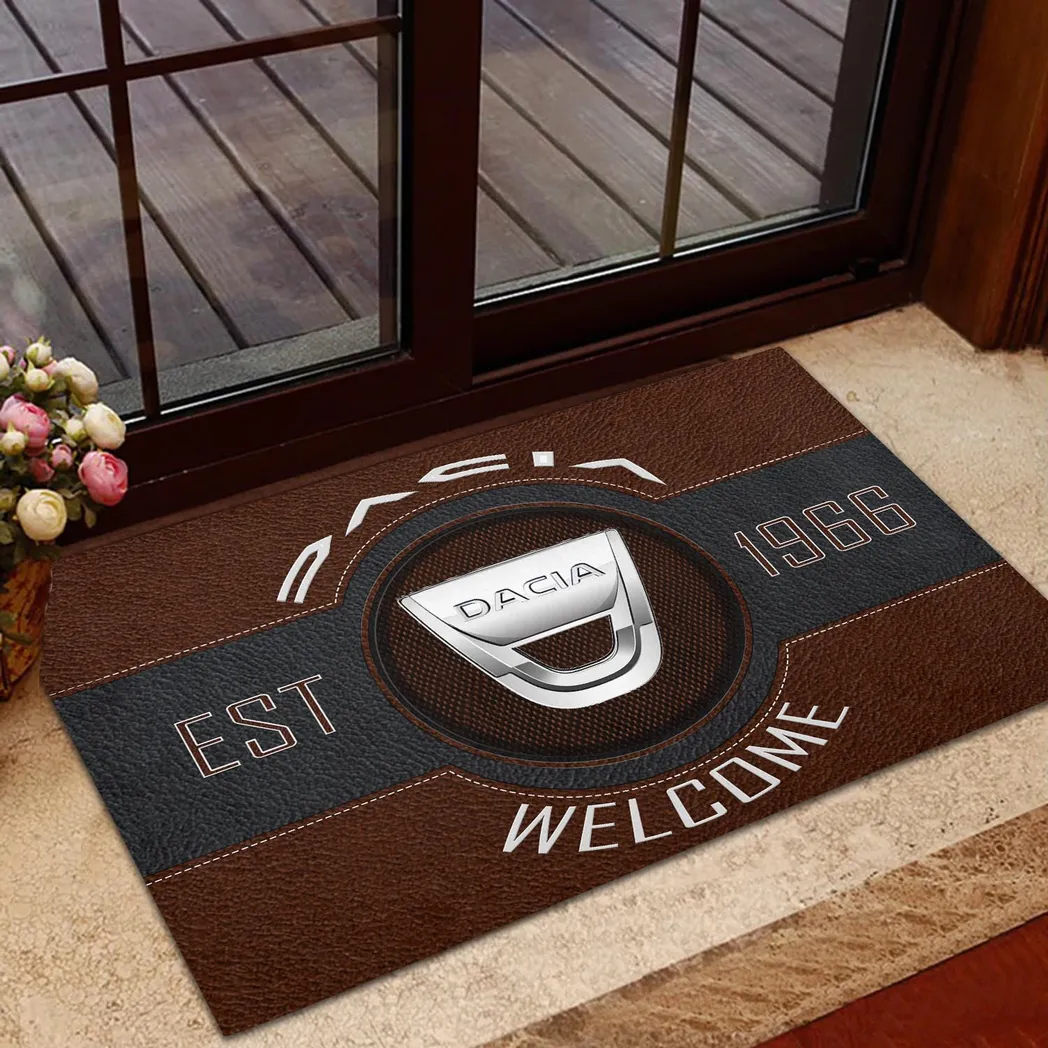 Dacia Doormat, Gift For Dacia Lovers, Gift For Him, Husband, Boyfriend CAR16902262516 - Brown