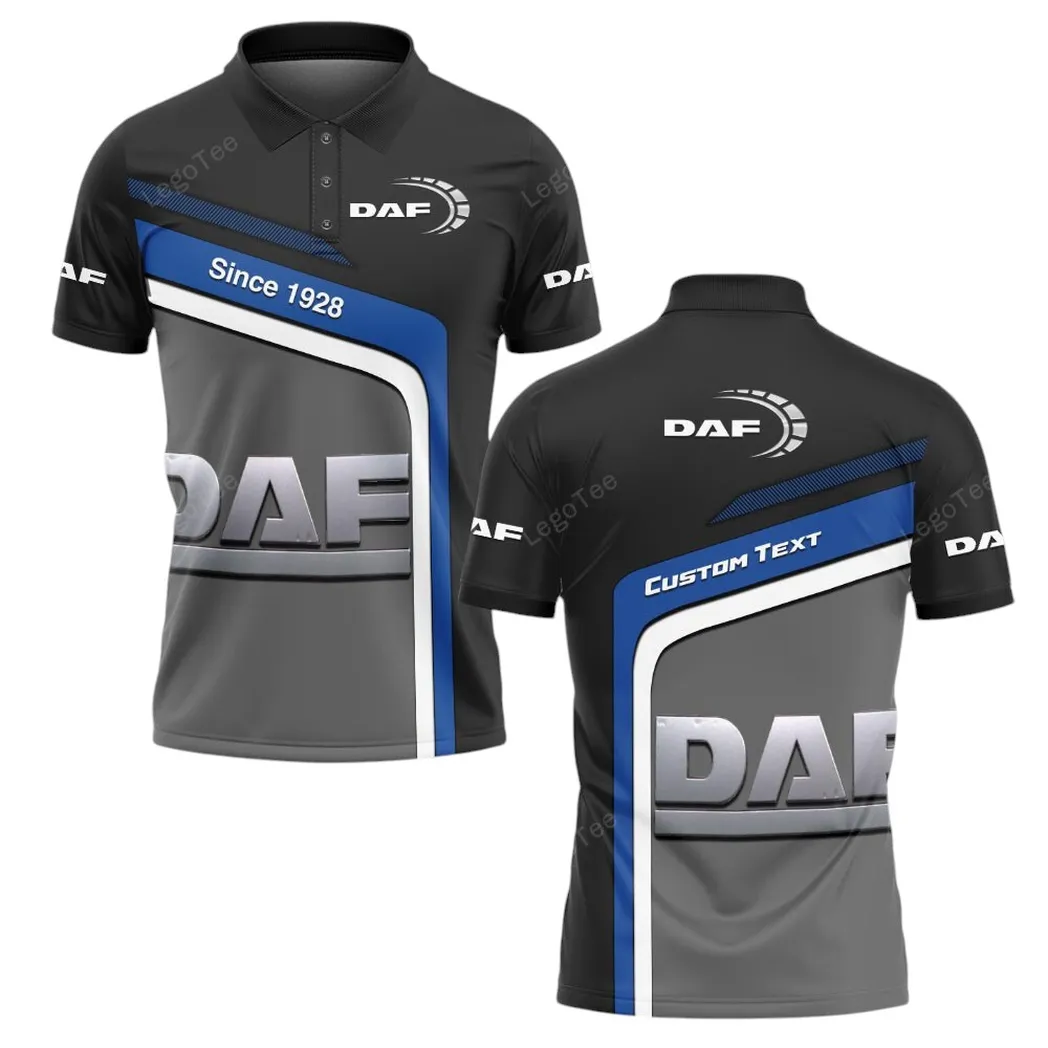DAF Truck Polo Shirt, Gift For DAF Truck Lovers, Gift For Him, Husband, Boyfriend CAR11103032518