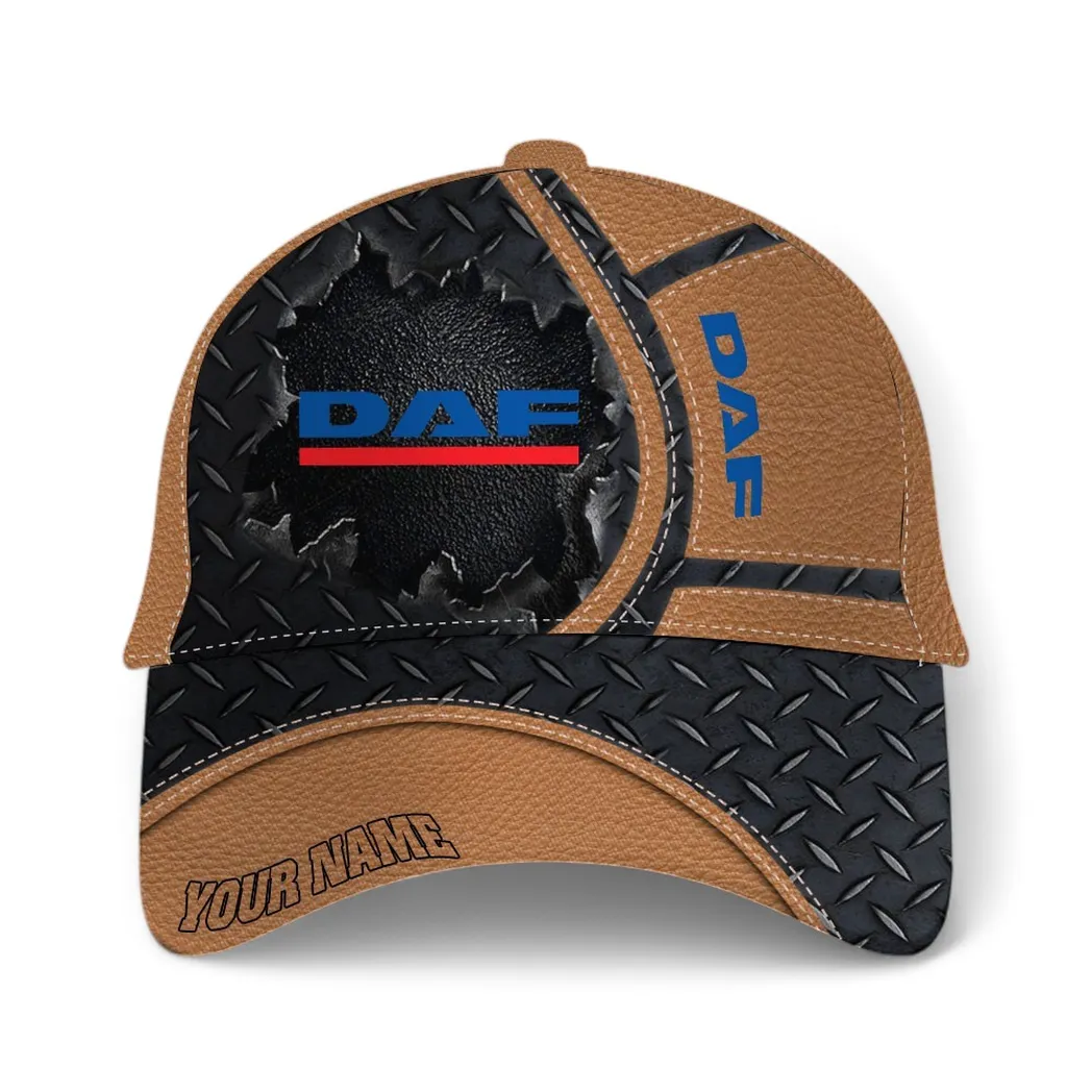 DAF Trucks Classic Cap, Gift For DAF Trucks Lovers, Gift For Him, Husband, Boyfriend - Brown CAR49021825018-3