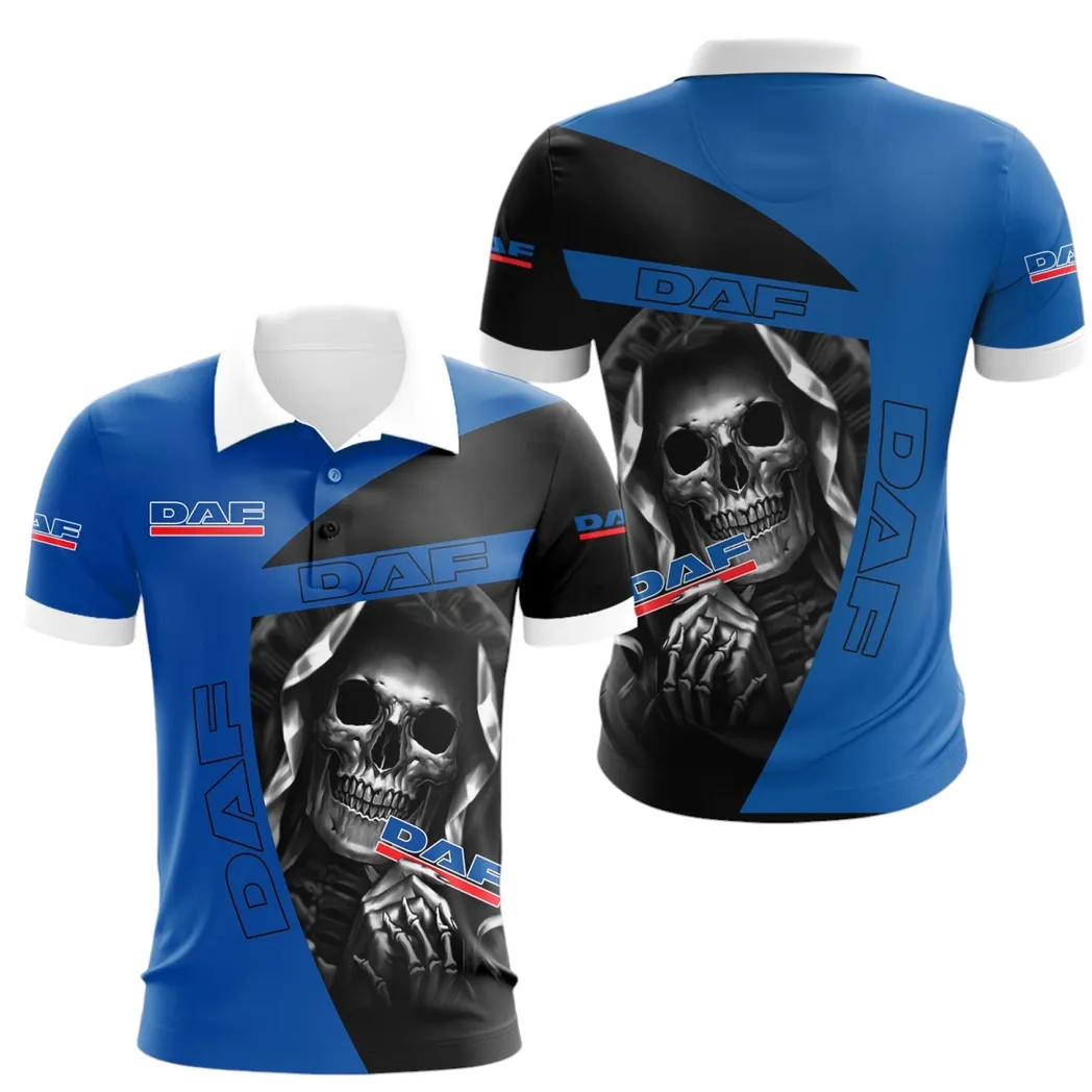 DAF Trucks Polo Shirt, Gift For DAF Trucks Lovers, Gift For Him, Husband, Boyfriend CAR6702212594