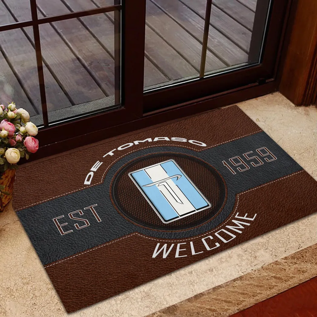 De Tomaso Doormat, Gift For De Tomaso Lovers, Gift For Him, Husband, Boyfriend CAR16902262517 - Brown