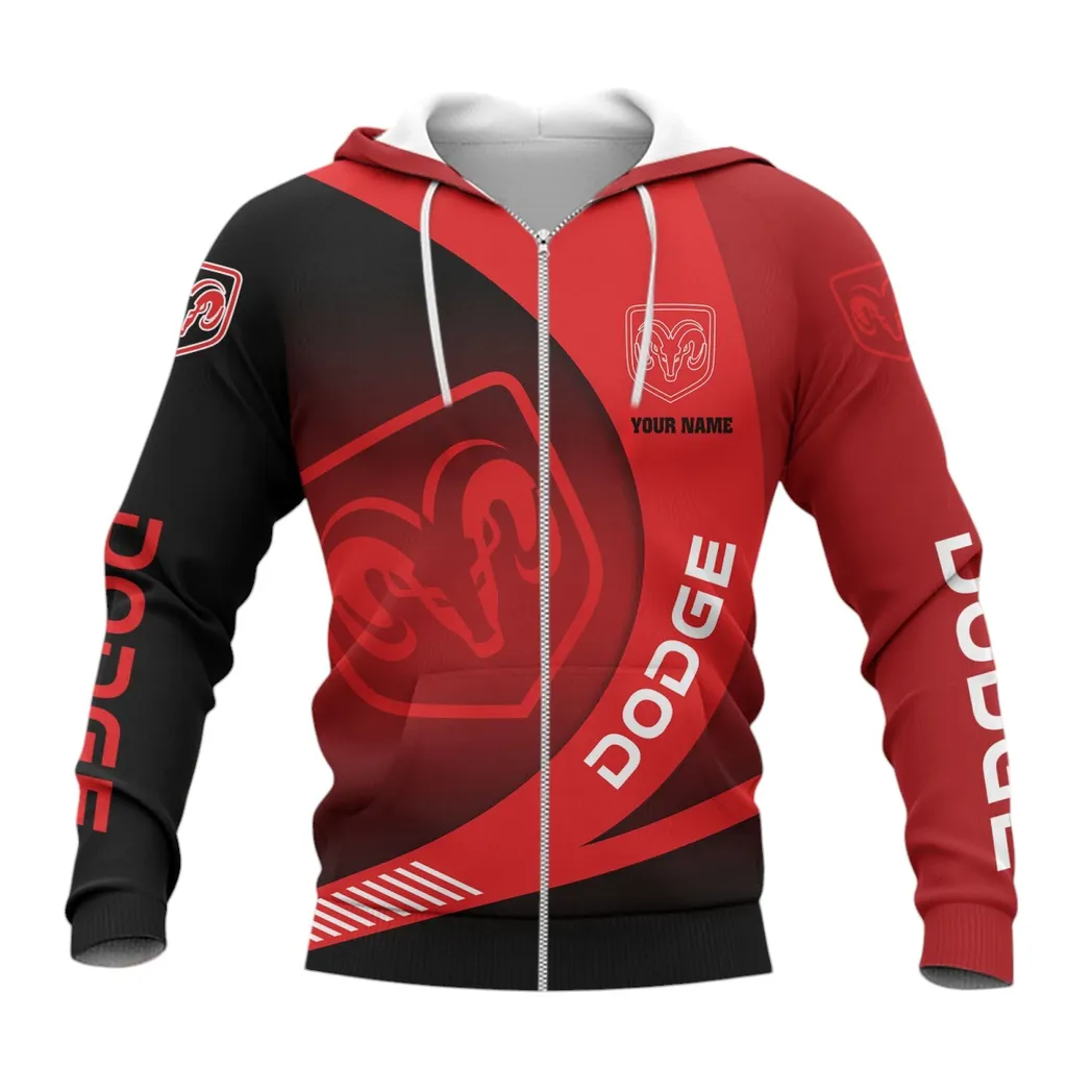 Dodge Zipper Hoodie, Gift For Dodge Lovers, Gift For Him, Husband, Boyfriend CAR7402222518