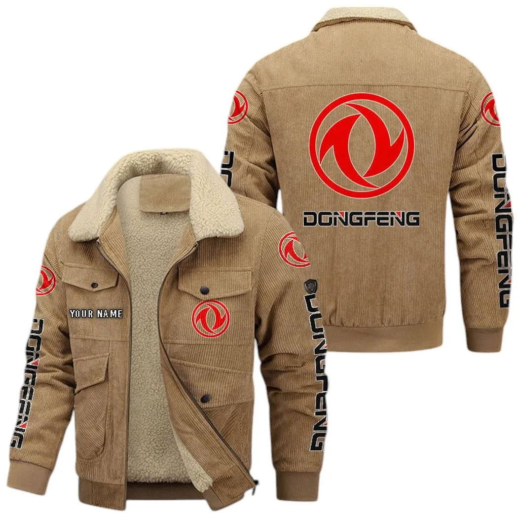 Dongfeng Corduroy Jacket For Men, Gift For Dongfeng Lovers CAR149022225907 - Khaki