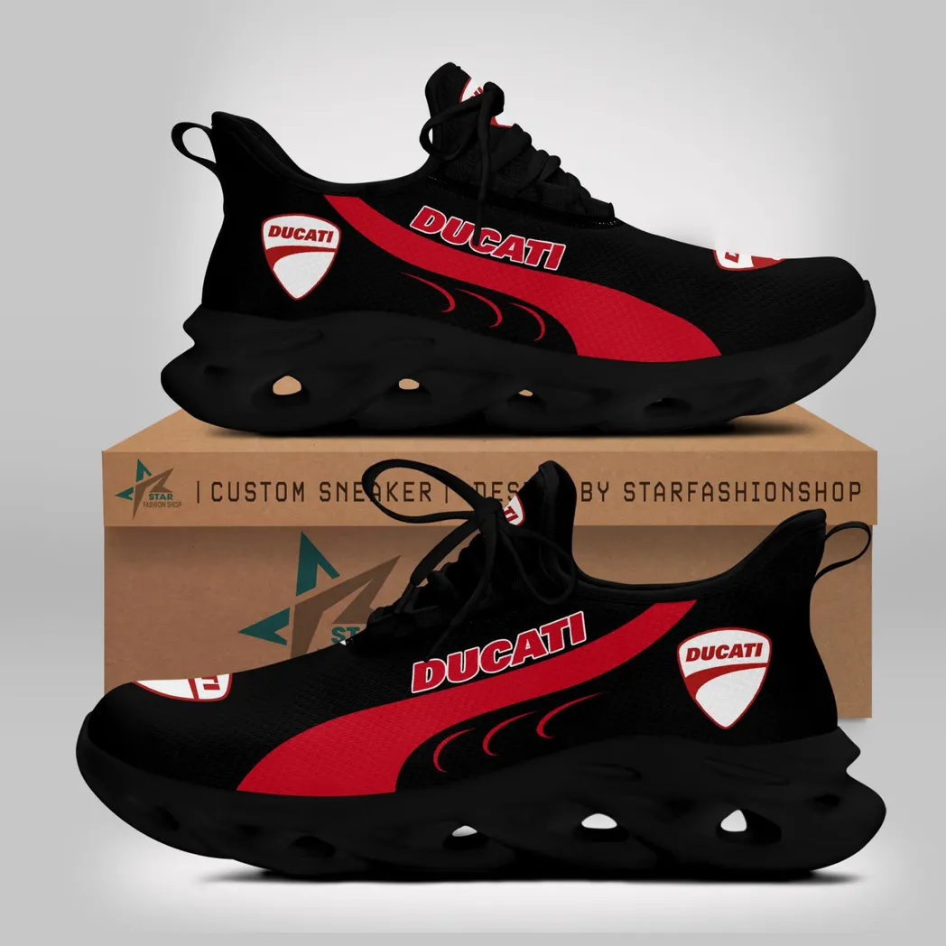 Ducati Max Soul Shoes, Gift For Ducati Lovers, Gift For Him, Husband, Boyfriend CAR7802242524 - Black