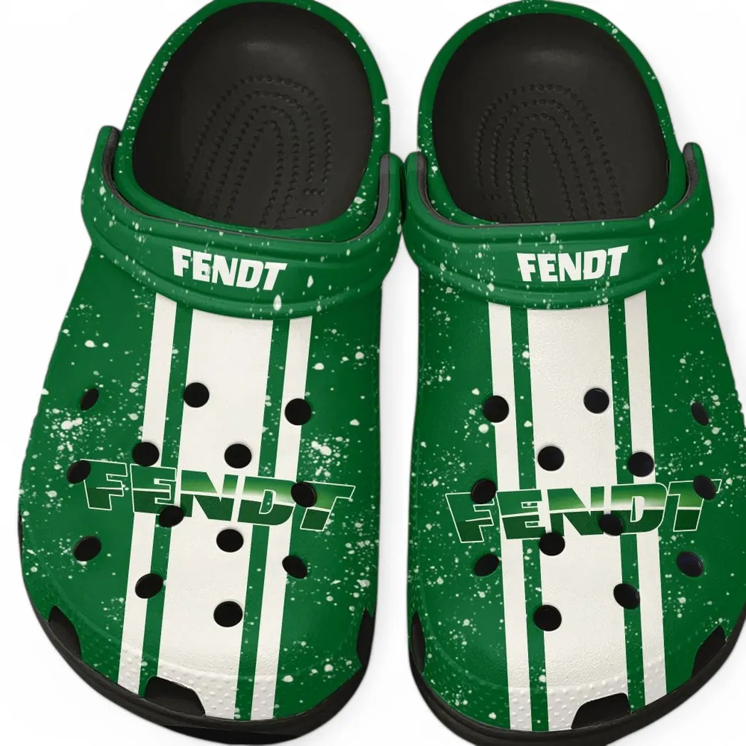 Fendt Crocs, Gift For Fendt Lovers, Gift For Him, Husband, Boyfriend CAR62022025090 - Black