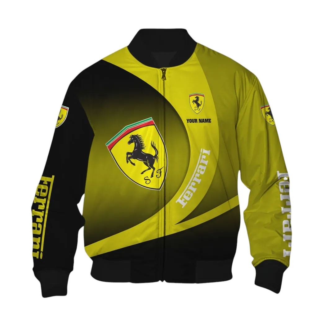Ferrari Bomber Jacket, Gift For Ferrari Lovers, Gift For Him, Husband, Boyfriend CAR7402222519