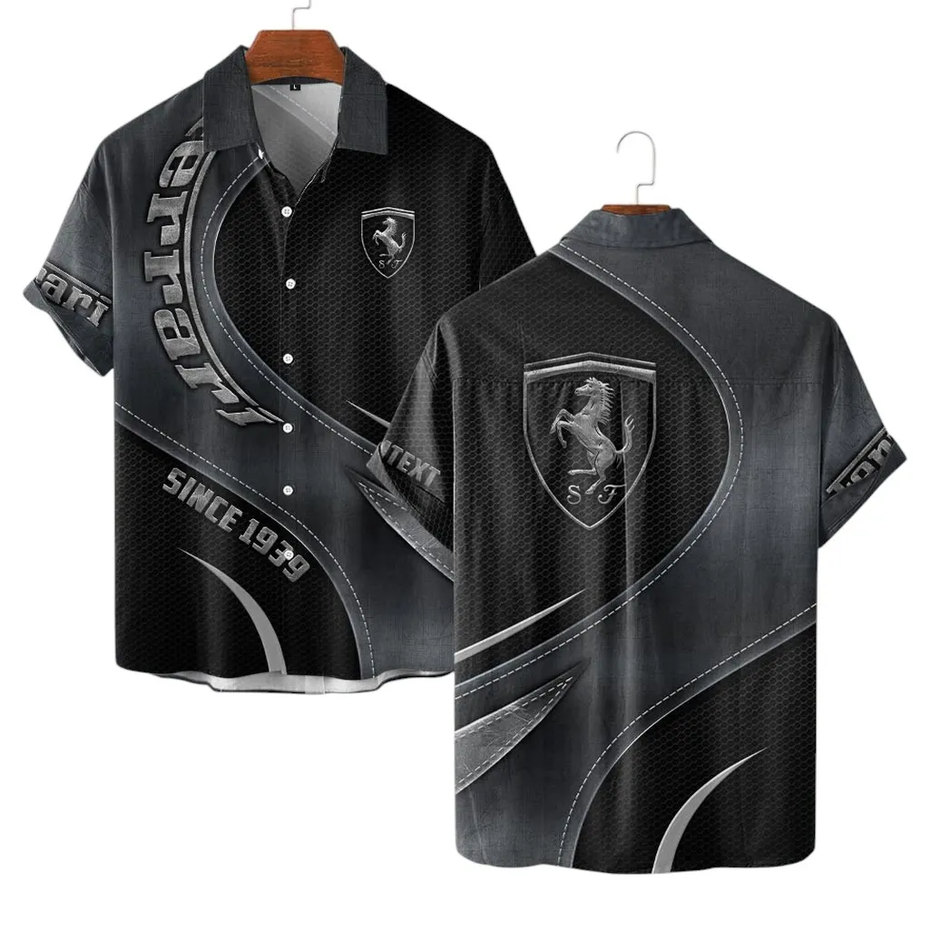 Ferrari Vintage Hawaiian Shirts, Gift For Ferrari Lovers, Gift For Him, Husband, Boyfriend CAR17102252515