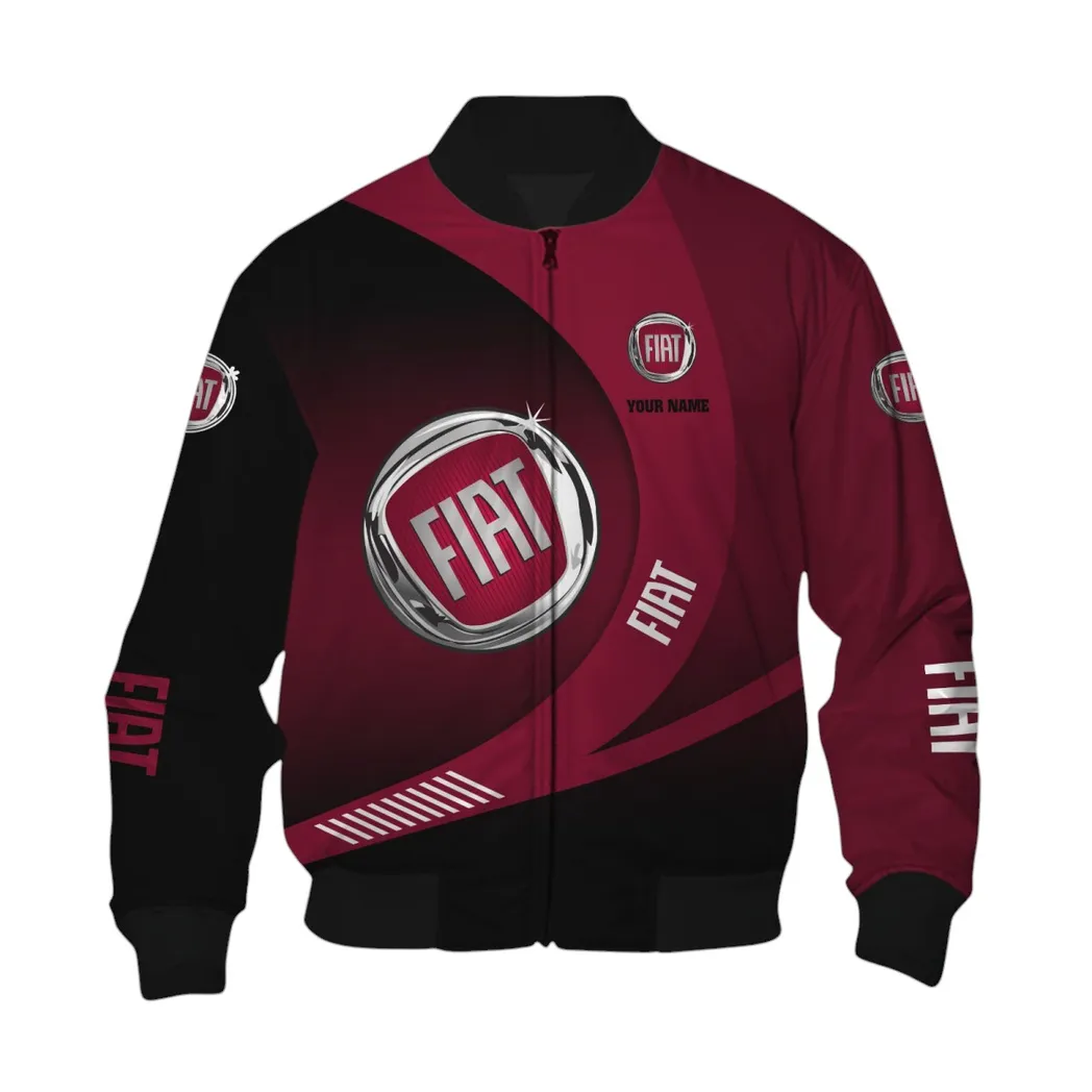 Fiat Bomber Jacket, Gift For Fiat Lovers, Gift For Him, Husband, Boyfriend CAR7402222520