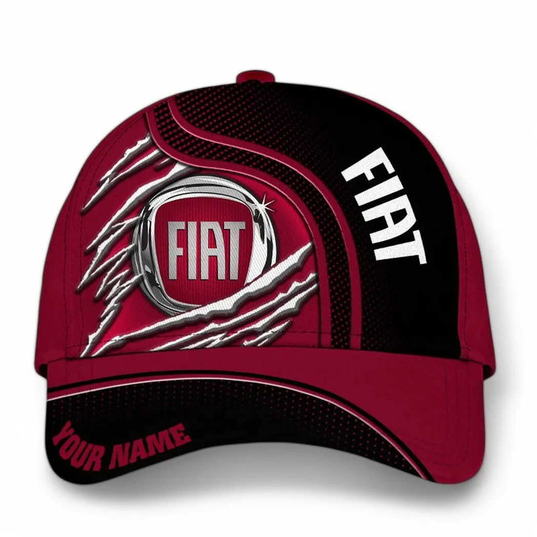 Fiat Classic Cap, Gift For Fiat Lovers, Gift For Him, Husband, Boyfriend CAR50021825031 - Black
