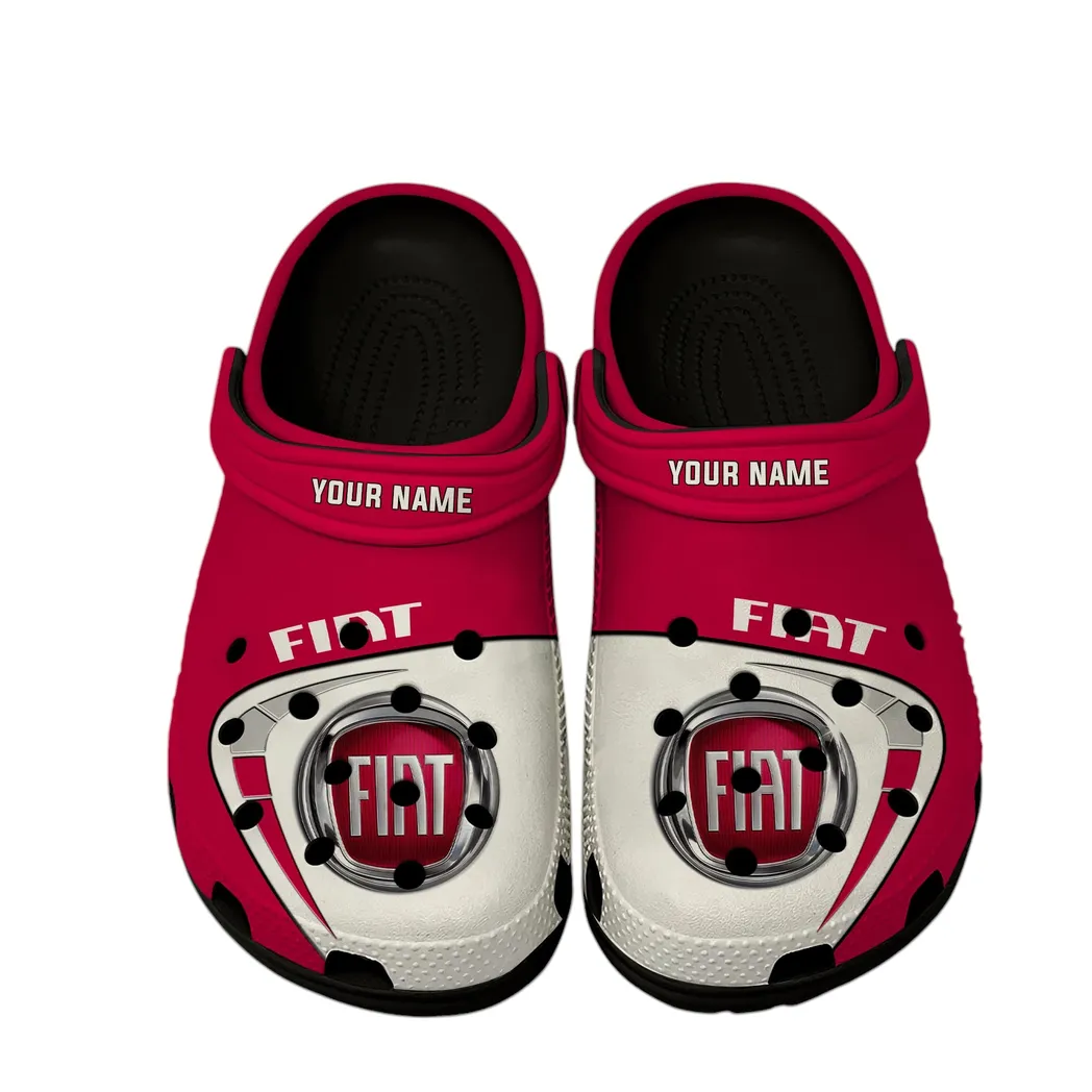 Fiat Crocs, Gift For Fiat Lover, Gift For Him, Husband, Boyfriend CAR16802262522 - Black
